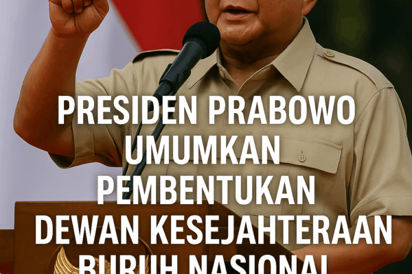 BERITA LIPUTAN : Prabowo Umumkan Pembentukan Dewan Kesejahteraan Buruh Nasional BERITA LIPUTAN : Prabowo Umumkan Pembentukan Dewan Kesejahteraan Buruh Nasional