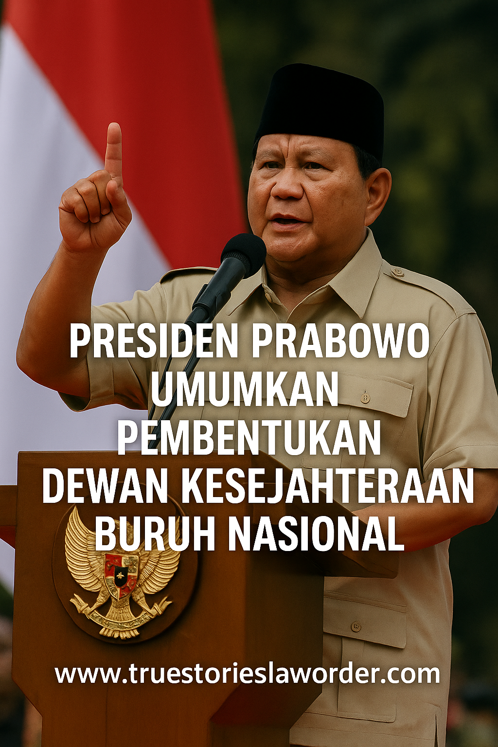 BERITA LIPUTAN : Prabowo Umumkan Pembentukan Dewan Kesejahteraan Buruh Nasional